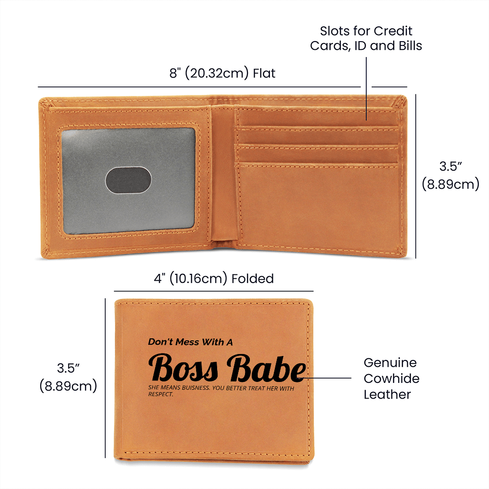 Graphic Leather Wallet