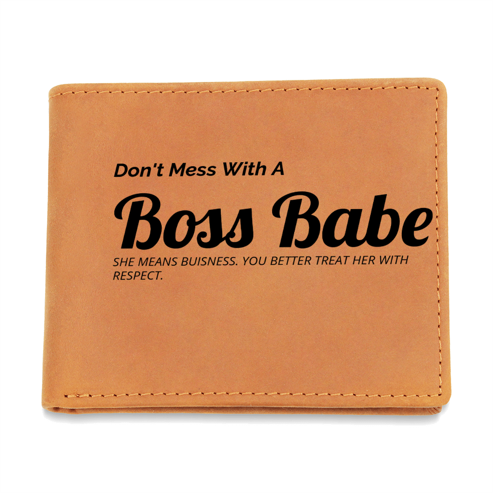 Graphic Leather Wallet