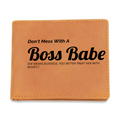 Graphic Leather Wallet