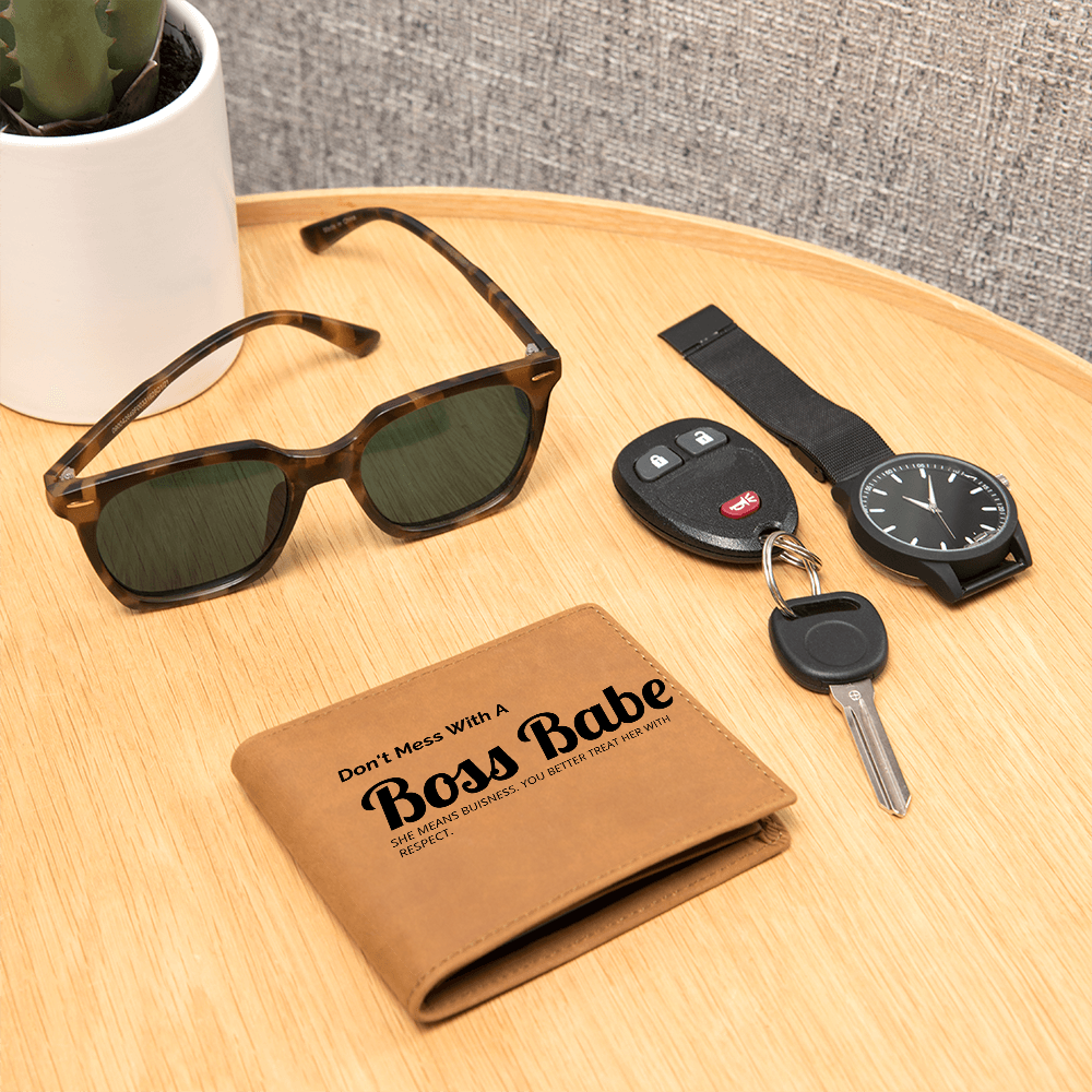 Graphic Leather Wallet