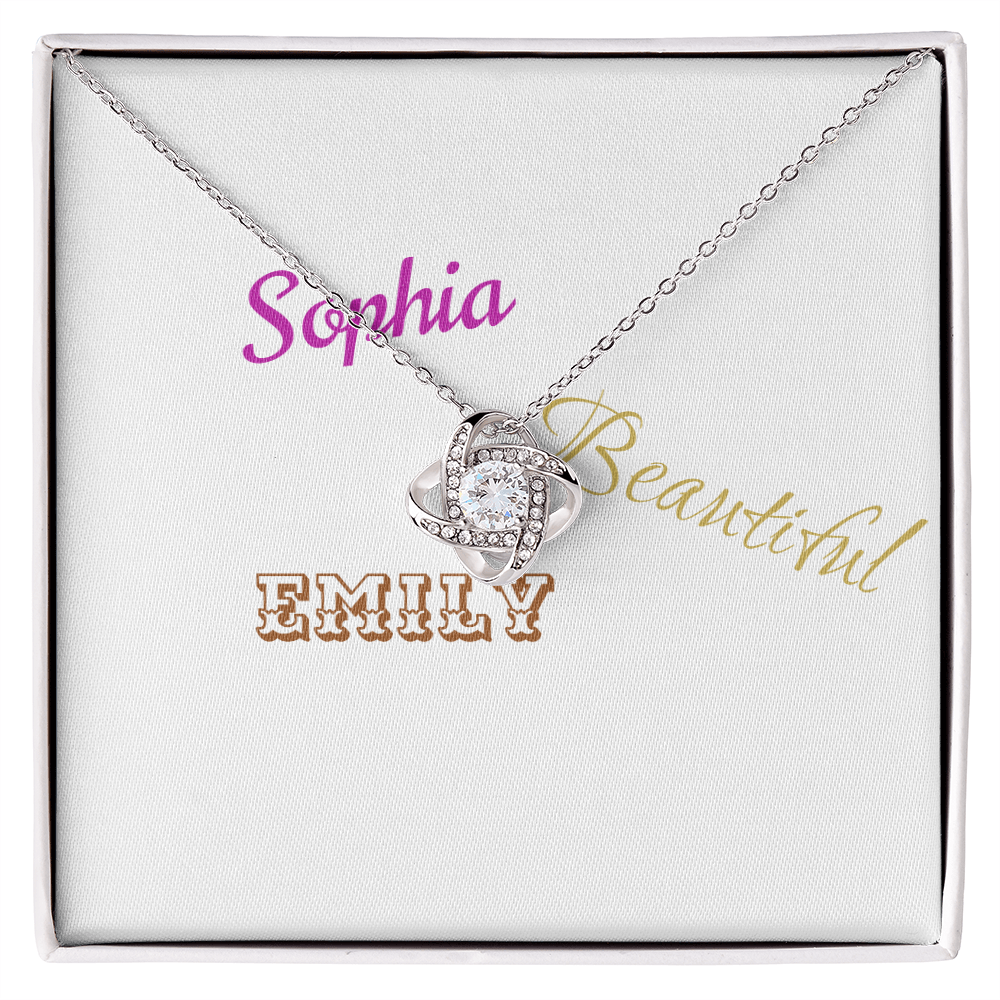 Personalized Name Necklace: Elegant Script Pendant