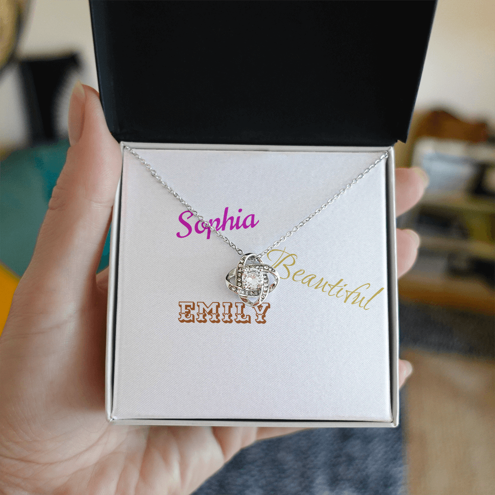 Personalized Name Necklace: Elegant Script Pendant