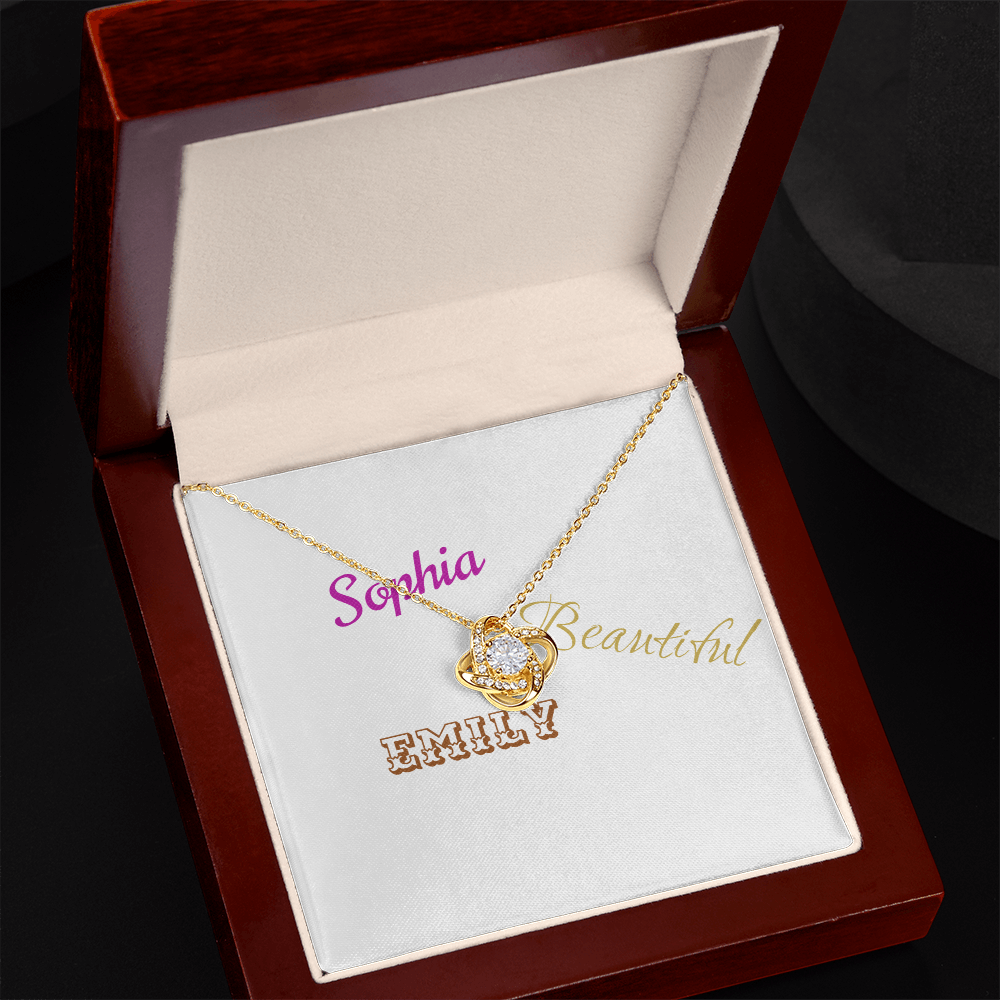 Personalized Name Necklace: Elegant Script Pendant