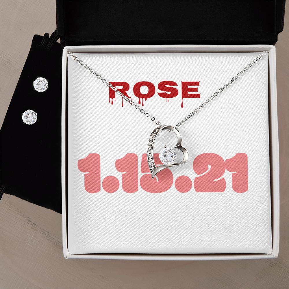 Forever Love Necklace & Earring Set