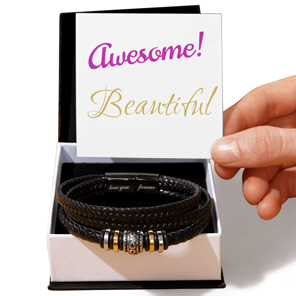 Men's "Love You Forever" Bracelet