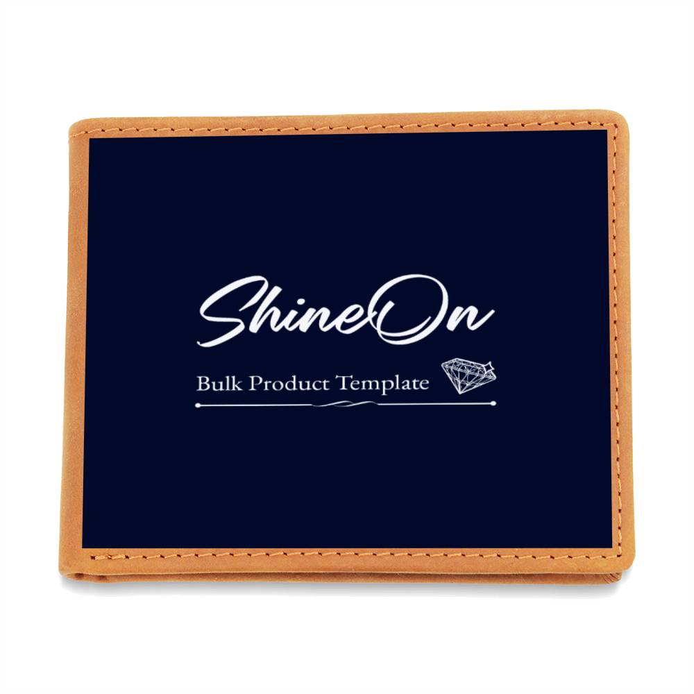 Graphic Leather Wallet