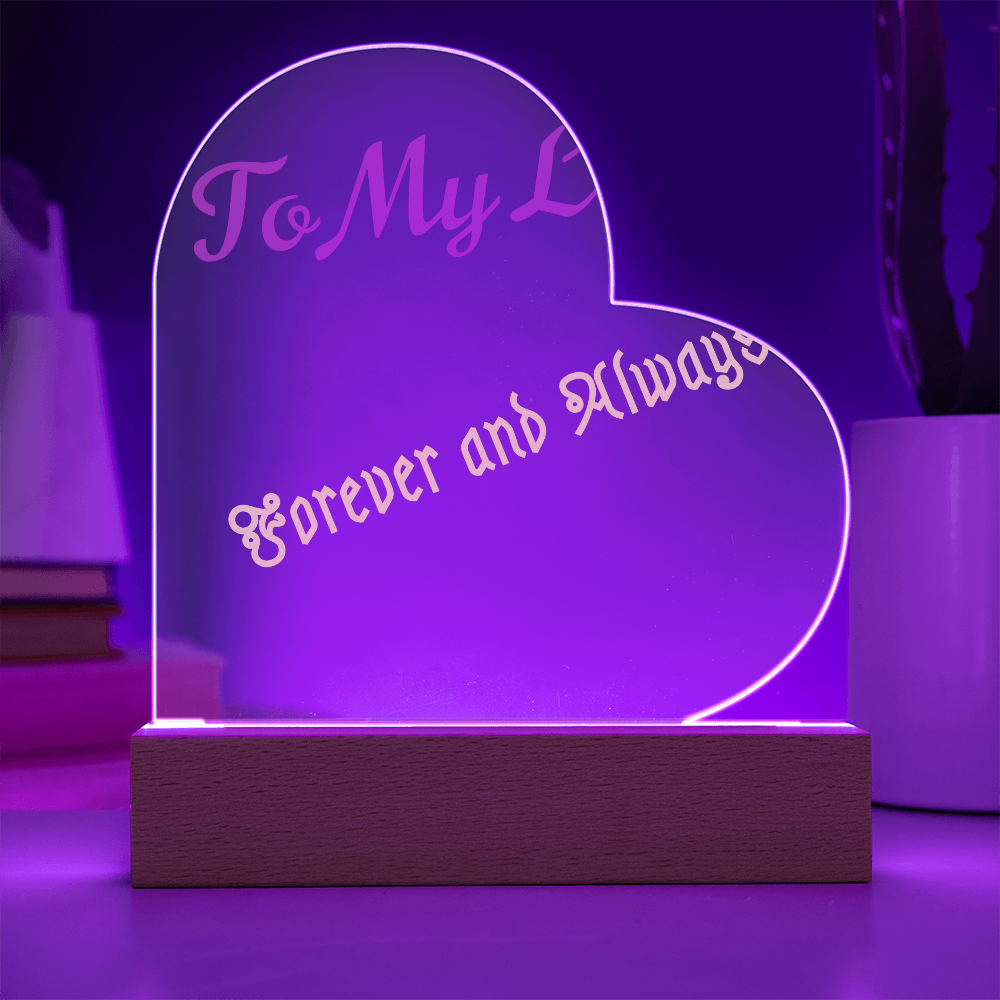 Personalized Acrylic Heart: A Timeless Gift of Love
