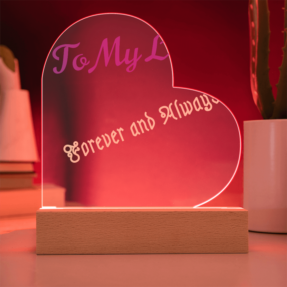 Personalized Acrylic Heart: A Timeless Gift of Love