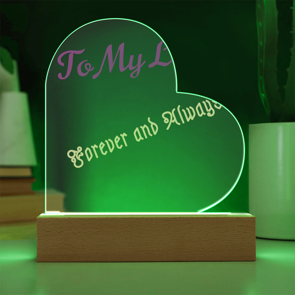 Personalized Acrylic Heart: A Timeless Gift of Love